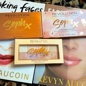 💖2 Revolution Sophx Eyeshadows and Highlighter palette